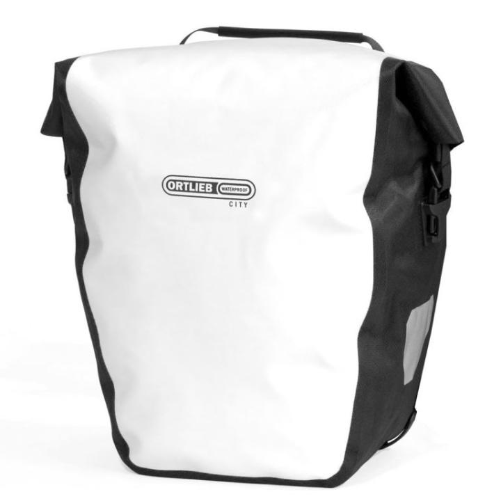 Back-Roller City Ql1 40 L Fietstas White/Black