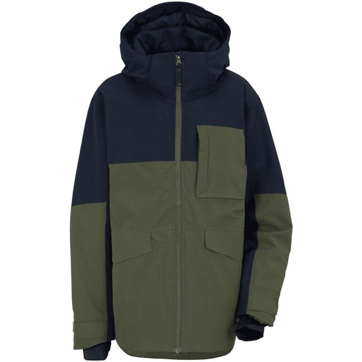 Luke 3 Kinder Jas Deep Green 140