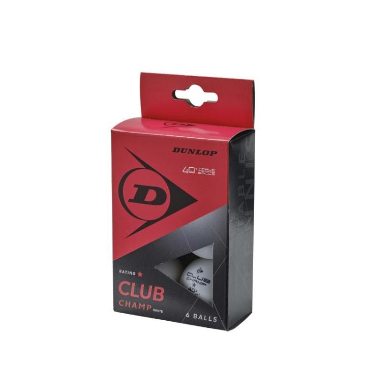 Tafeltennis 40+ Club Champ 6 Ball Box Tennisballen White One Size