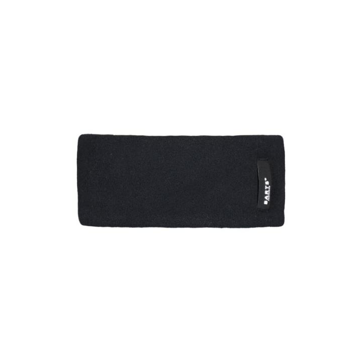Straight Fleece Haarband Black One Size