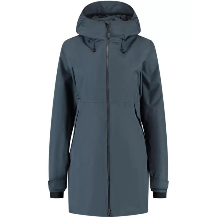 W Virga Shell Dames Parka Dark Blue L