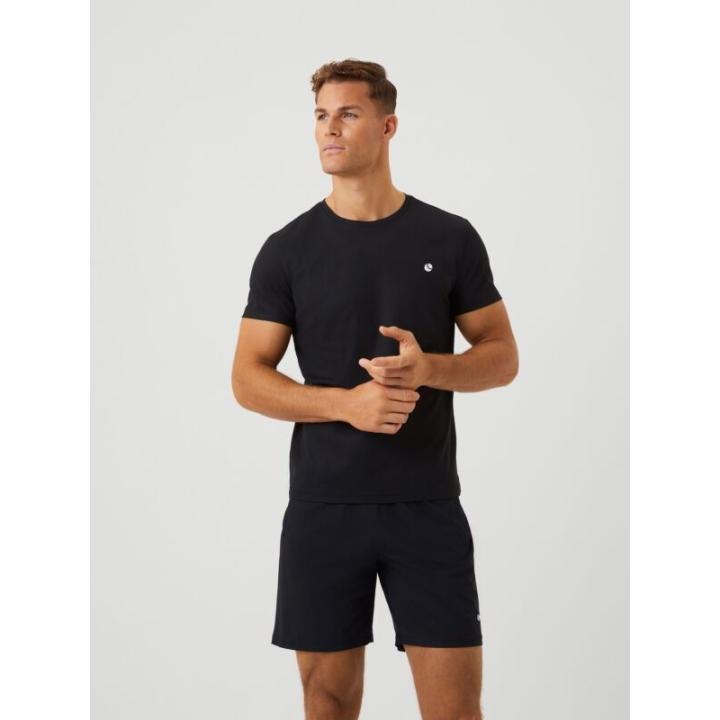 Ace Stripe Tennis Shirt Heren Black M