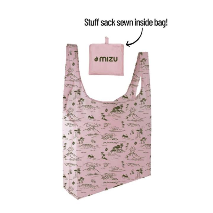 Reusable Bag Hawaii Schoudertas Soft Pink