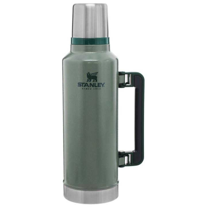 The Legendary Classic Bottle 1.9L / 2.0Qt Isolatiefles Hammertone Green 1,9L