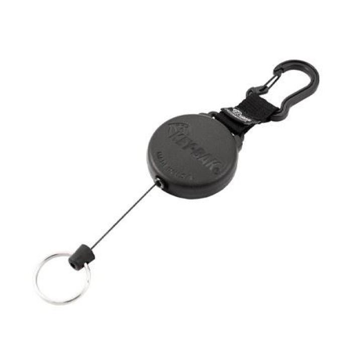 48" Securit Retractor 488B-Hdk Kevlar Cord Sleutelhanger Zwart