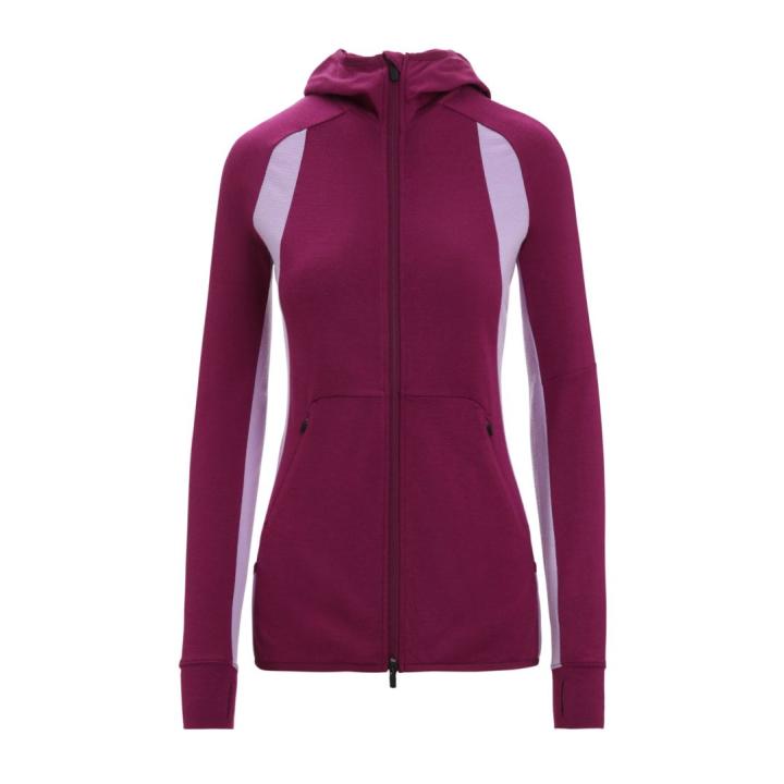 Merino Quantum Zoneknit Dames Vest Go Berry/Purple Gaze/Cb S