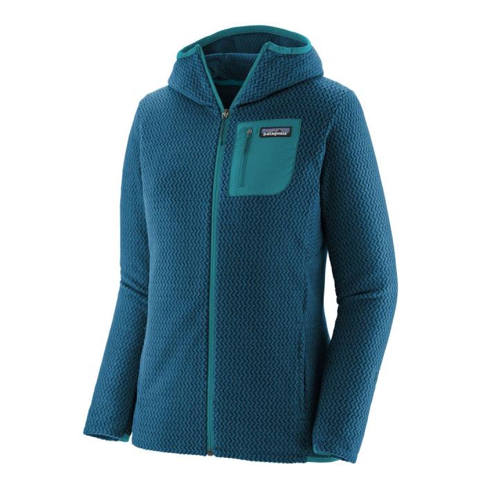 R1 Air Full-Zip Fleece Dames Lagom Blue M