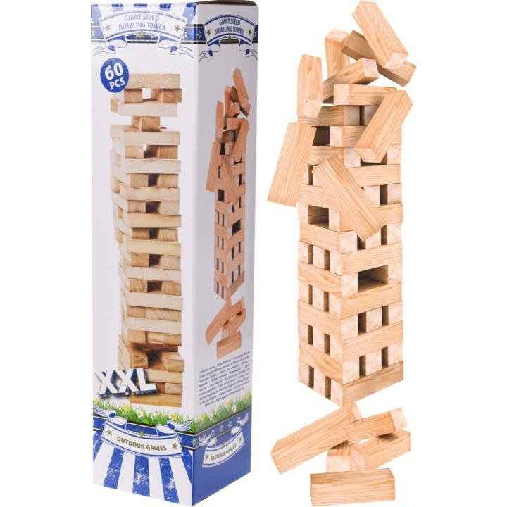 Stapeltoren Hout 60 Stuks Spel