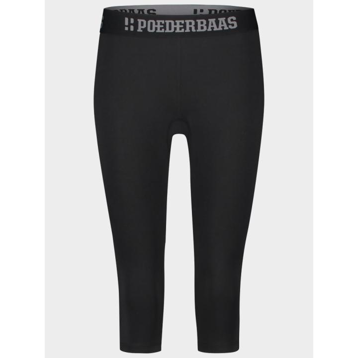 Lightweight Baselayer 3/4 Capri Dames Black XS