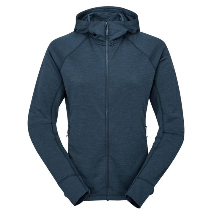Planar Hoody Fleece Dames Tempest Blue 14