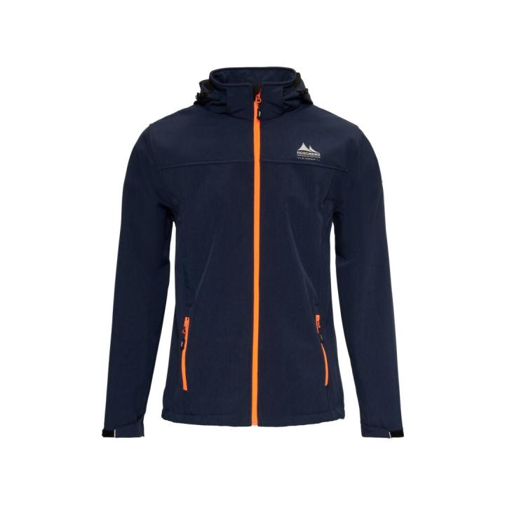 Max Jas Heren Softshell Dark Navy Melange M