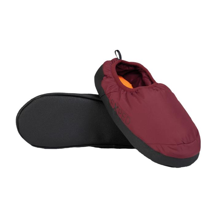 Camp Slipper Slof Pantoffel Burgundy L