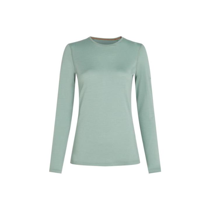 Merino 200 Oasis LS Crewe Thermoshirt Dames Moss L