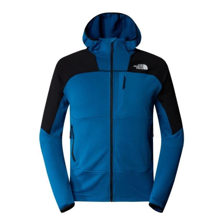 Stormgap Powergrid Hoodie Fleece Heren Adriatic Blue - Adriatic Blue - TNF Black L