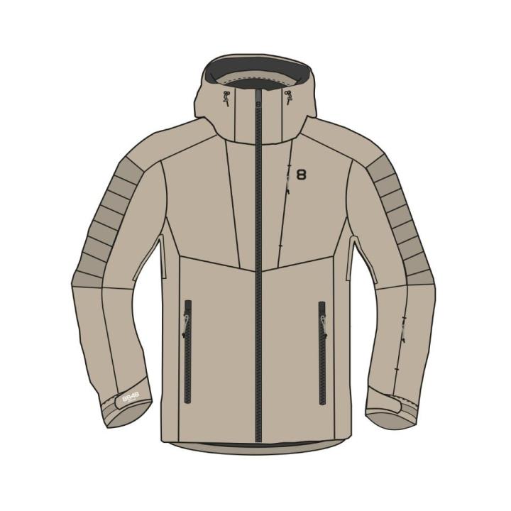 Trident Wintersportjas Heren Lt Beige XL