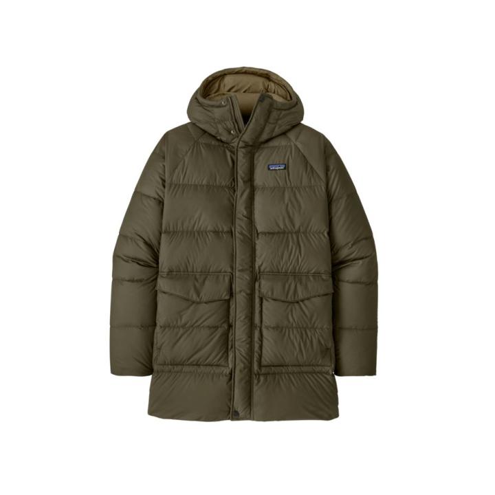 Silent Down Parka Heren Basin Green L
