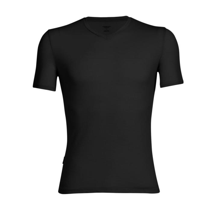 Merino 150 Anatomica SS V Thermoshirt Heren Black L