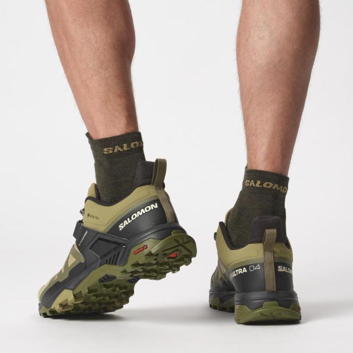X Ultra 4 Gore-Tex Lage Wandelschoen Heren Slate Green/Olive Night/Black 10,5