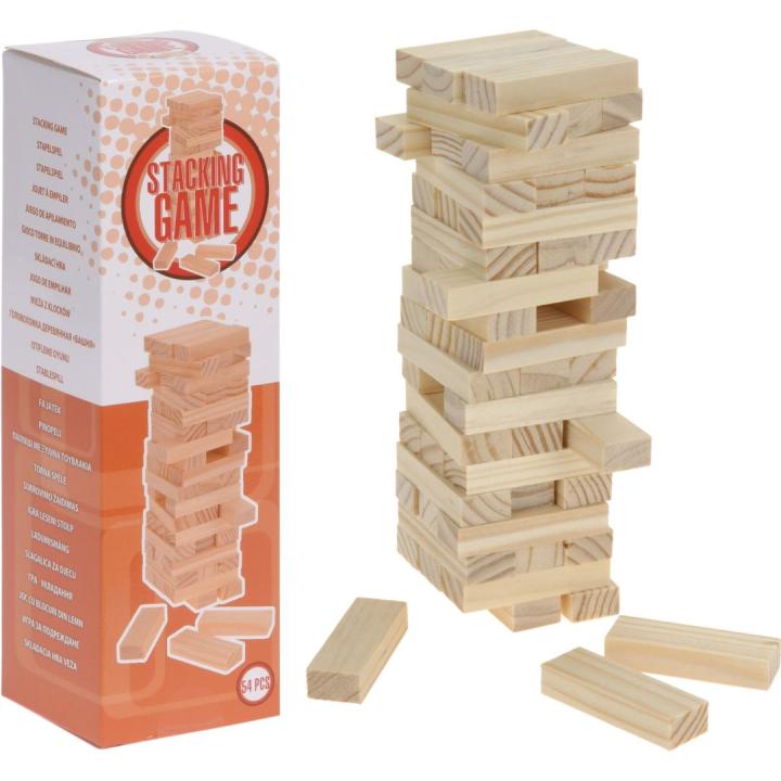 Stapeltoren Spel Bruin