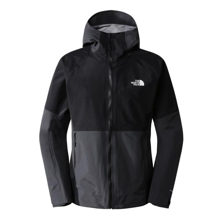 Jazzi Futurelight Heren Hardshell Jas Asphalt Grey - TNF Black L