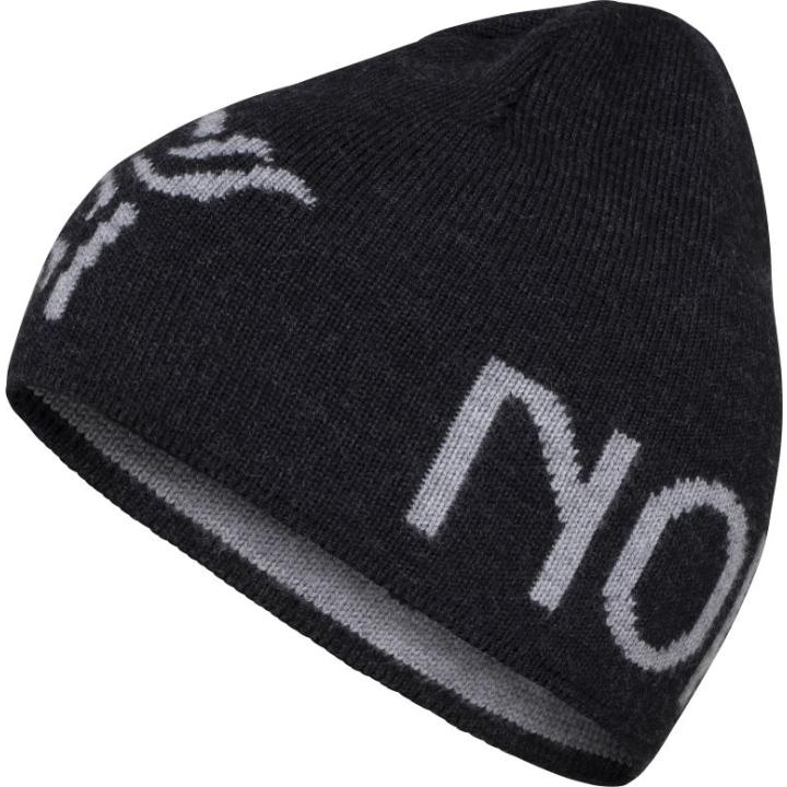/29 Merinoull Logo Muts Caviar Melange One Size