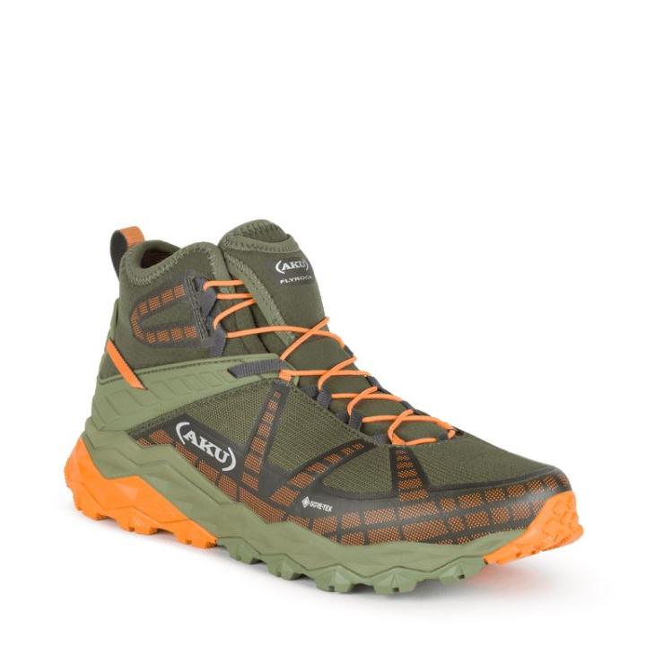 Flyrock Mid Gtx Hoge Wandelschoen Heren Military Green/Orange 10,5
