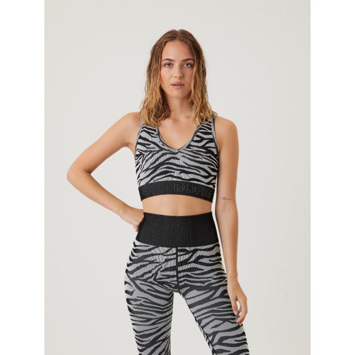 Sthlm Seamle SS Light Crop Workout Top Dames  M/L