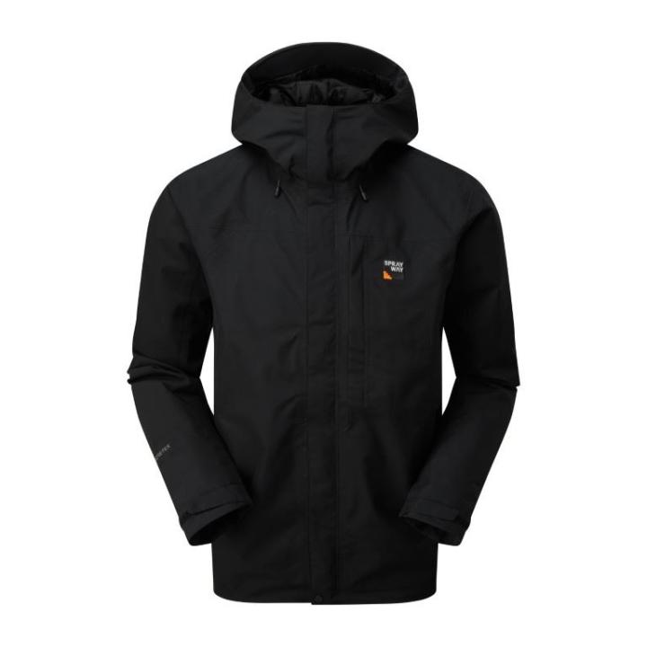 Reaction Long Hardshell Jas Heren Black XL