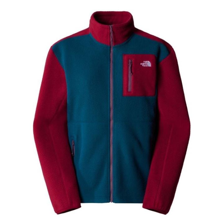 Yumiori Full Zip Fleece Dames Midnight Petrol - Beetroot - Midnight Mauve L