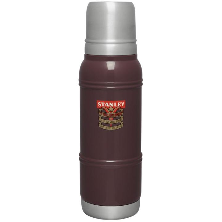 The Milestones Thermal Bottle 1.0L 1960 Isolatiefles Garnet Gloss 1L