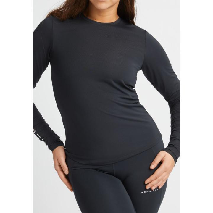 Team Logo Long Sleeve Workout Shirt Dames-6A68D90D-BE96-4DFB-888F-CFE8323BC152