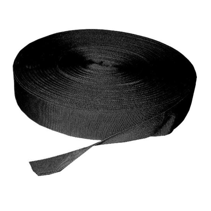 Band Op Rols Accessoire Zwart 20mm x 50 mtr.
