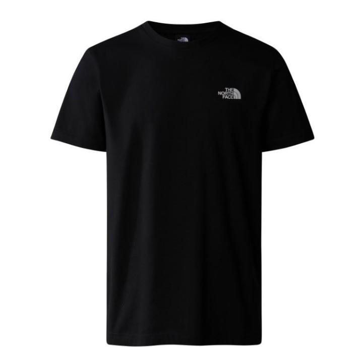 S/S Simple Dome T-Shirt Heren TNF Black S