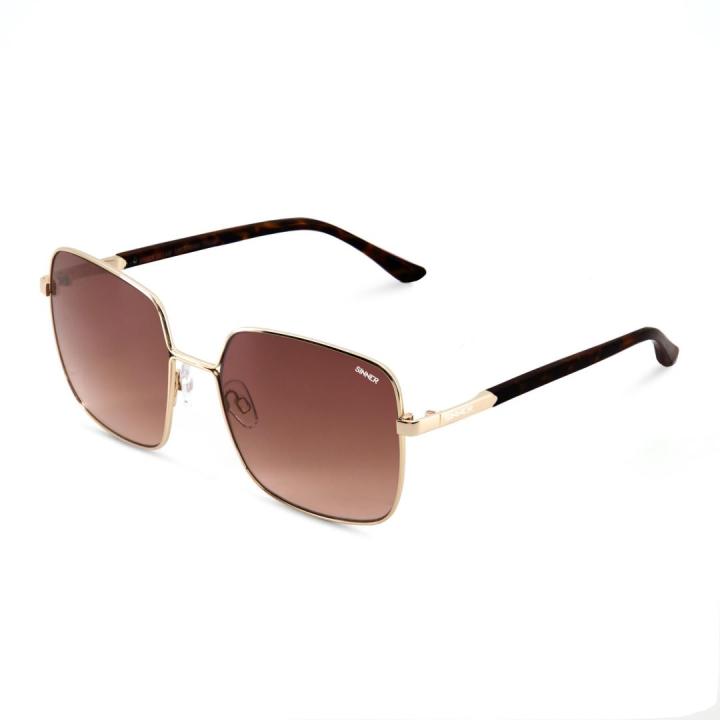 Madiki Zonnebril Shny Gld Metal - Grad Brwn