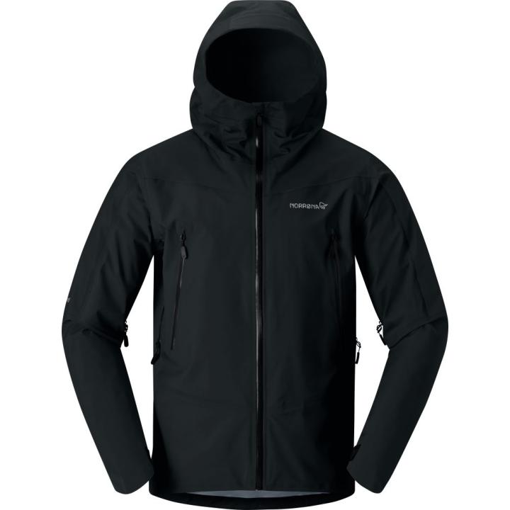 Falketind Gore-Tex Hardshell Jas Heren Caviar Black XL