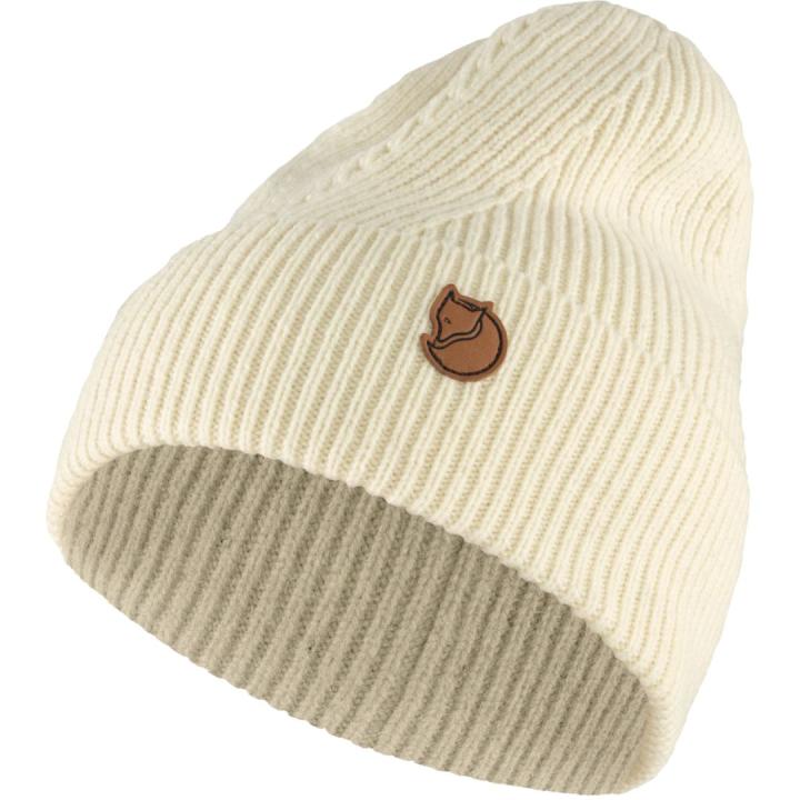 Directional Rib Beanie Muts Chalk White OS