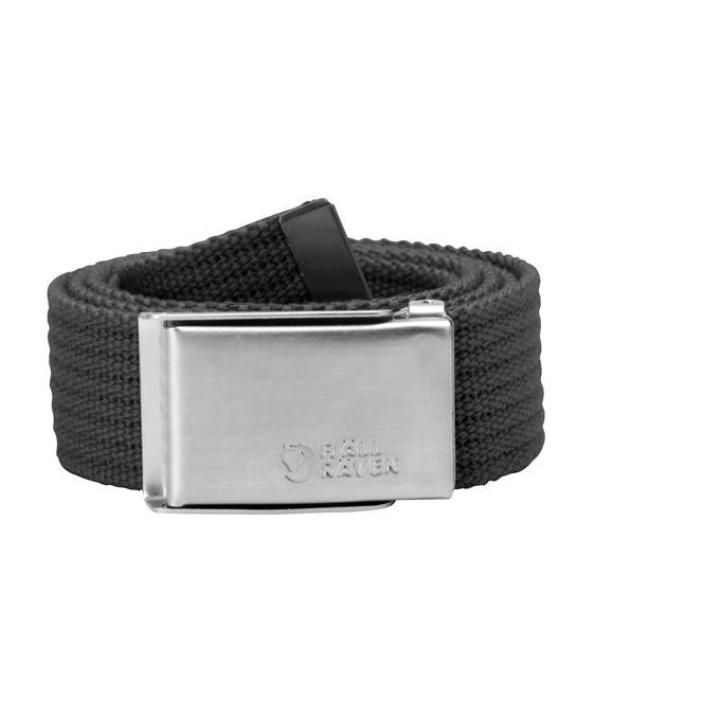 Merano Canvas Belt Riem Dark Grey 1 Size