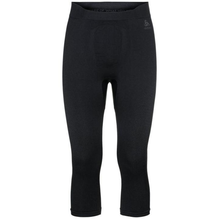 Performance Warm Eco 3/4 Thermobroek Heren Black - Odlo Graphite Grey S