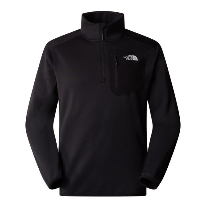 Crest 1/4 Zip Fleece Heren TNF Black XL