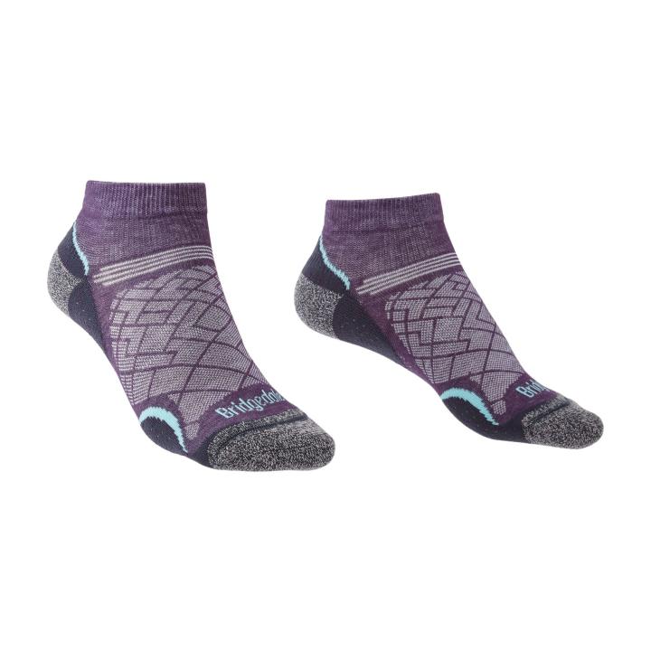 Ultra Light T2 Coolmax Performance Low Dames Wandelsok Purple Grey S