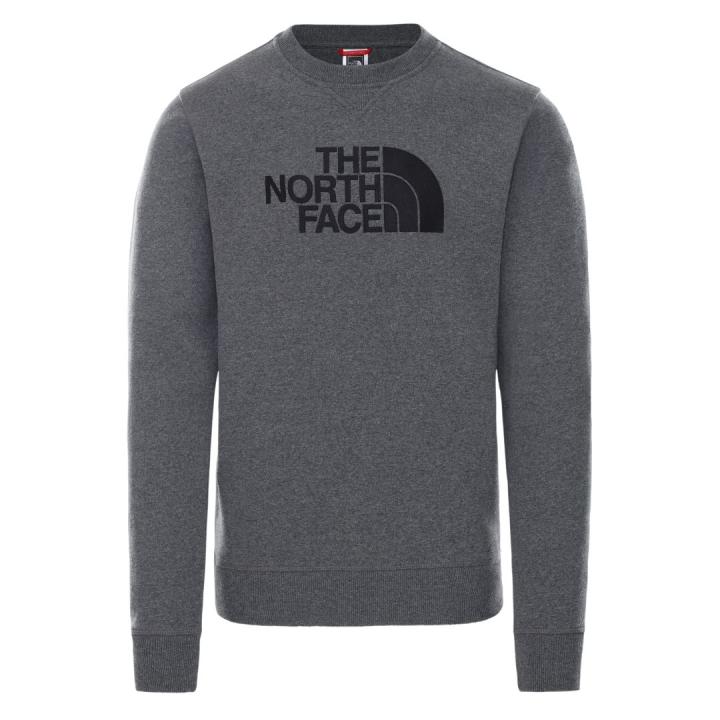 Drepeak Crew Heren Pully TNFmediumgreyhtr - TNFblack XL
