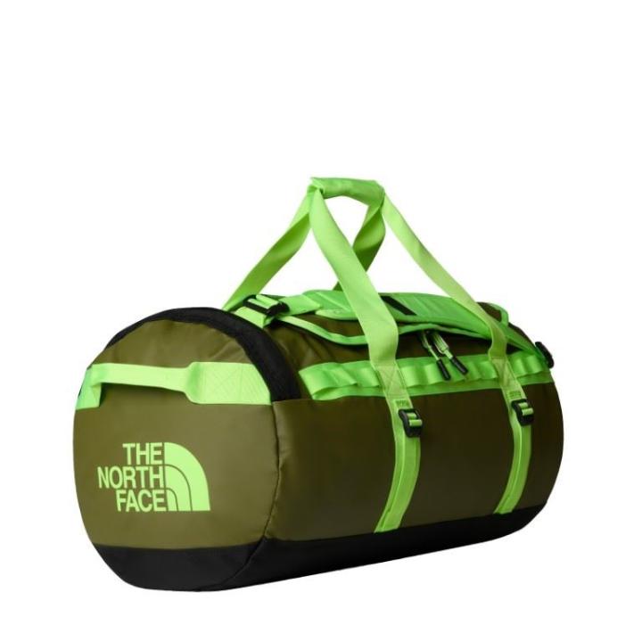 Base Camp - M Duffel Forest Olive - Safety Green - TNF Black M (71L)