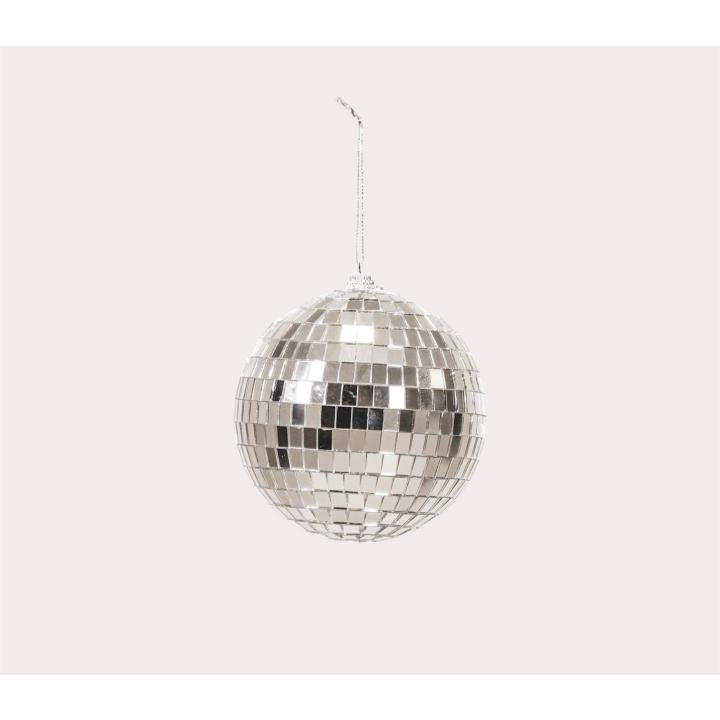 Housevitamin Kerst Discobal Zilver XS,S,M & L - XS
