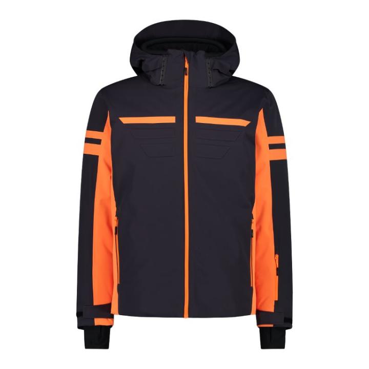 Zip Hood Wintersportjas Heren Antracite 48