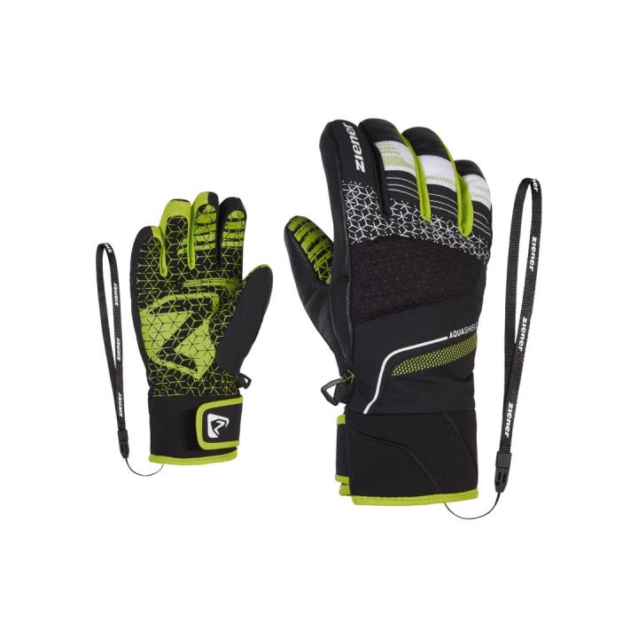 Lonzalo As Dames Handschoen Black/Lime 4,5