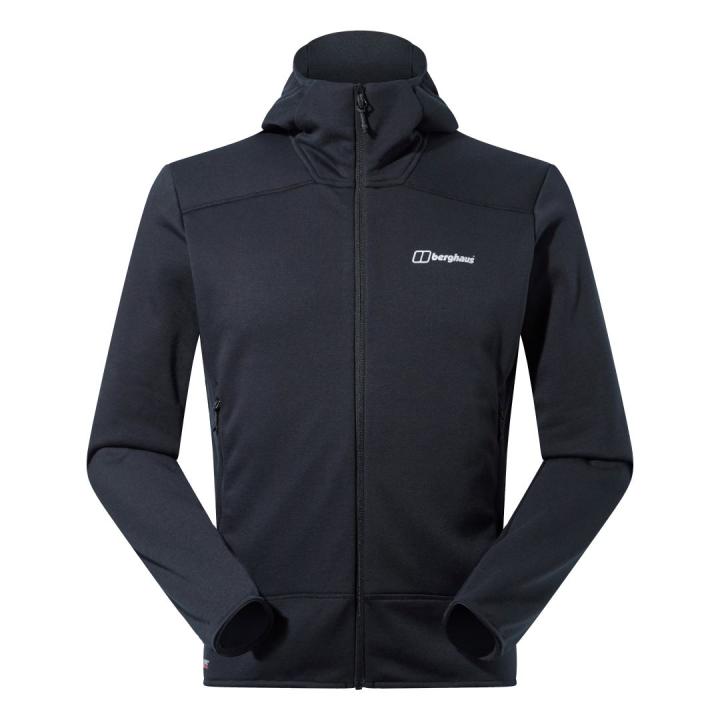 Heuberg Hoody Heren Fleece Black/Black M