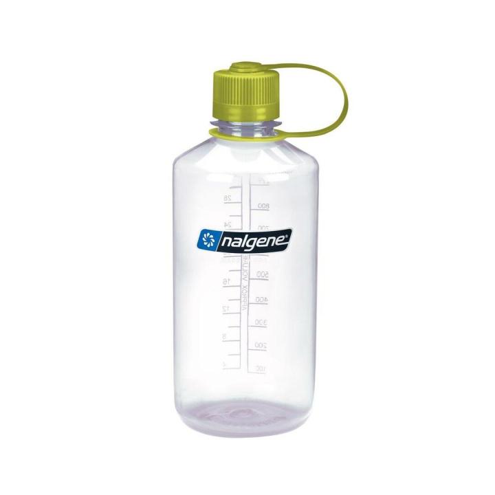 Narrow-Mouth Sustain 1L Drinkfles Clear/Green Clos 1L