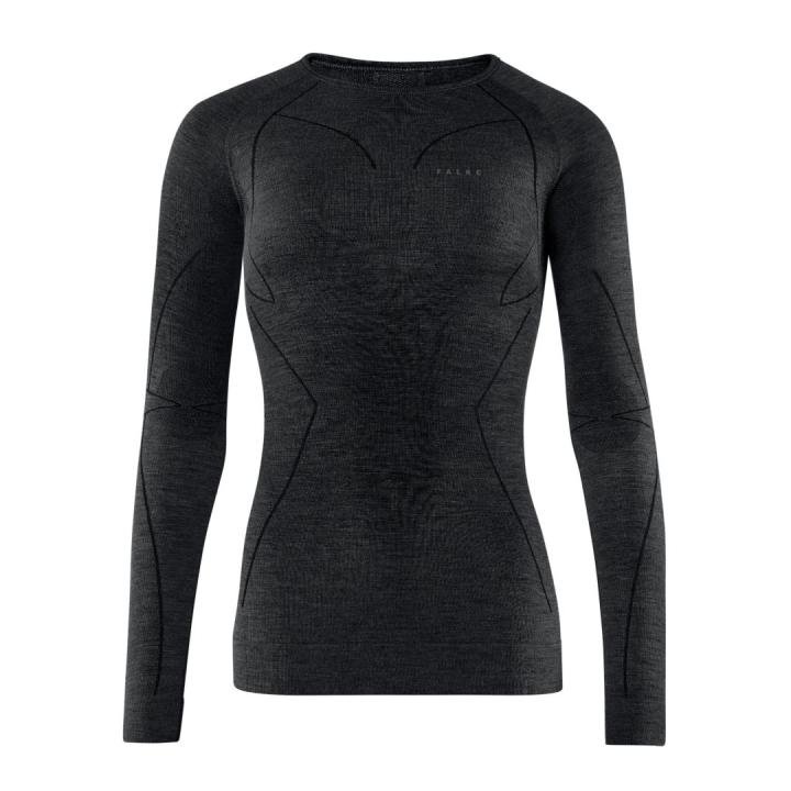 Wool-Tech Longsleeve Thermoshirt Dames Black XL