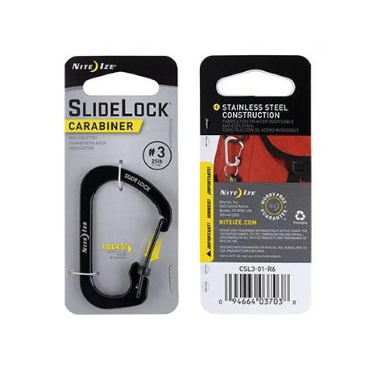 Carabiner #3 Slidelock SS Carabine