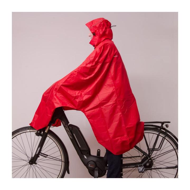 Bicycleponcho Red Poncho